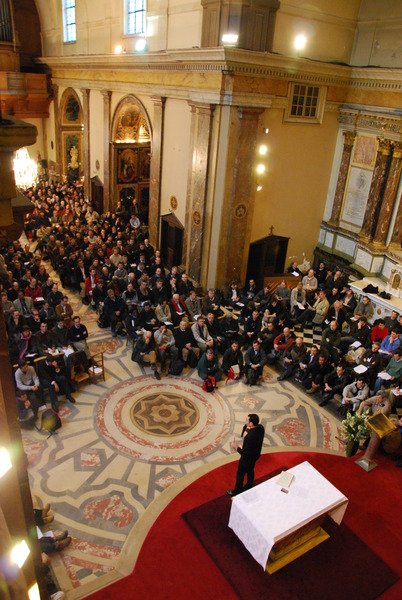 Pèlerinage des pères de famille, Saint Joseph des Carmes. © Diocèse de Paris.