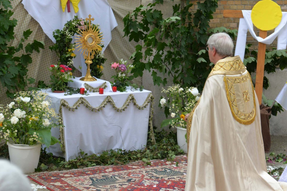 Fête-Dieu au Sacré-Cœur de Montmartre. © Marie-Christine Bertin / Diocèse de Paris.