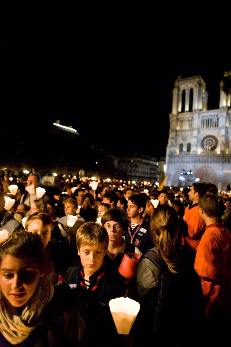 Chemin de Lumière à minuit. © Virginia Castro / Ciric – Reproduction interdite.