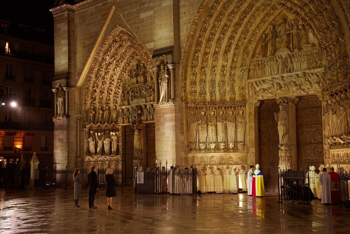 Office de réouverture de Notre-Dame de Paris. © Régine Mahaux pour le Diocèse de Paris.