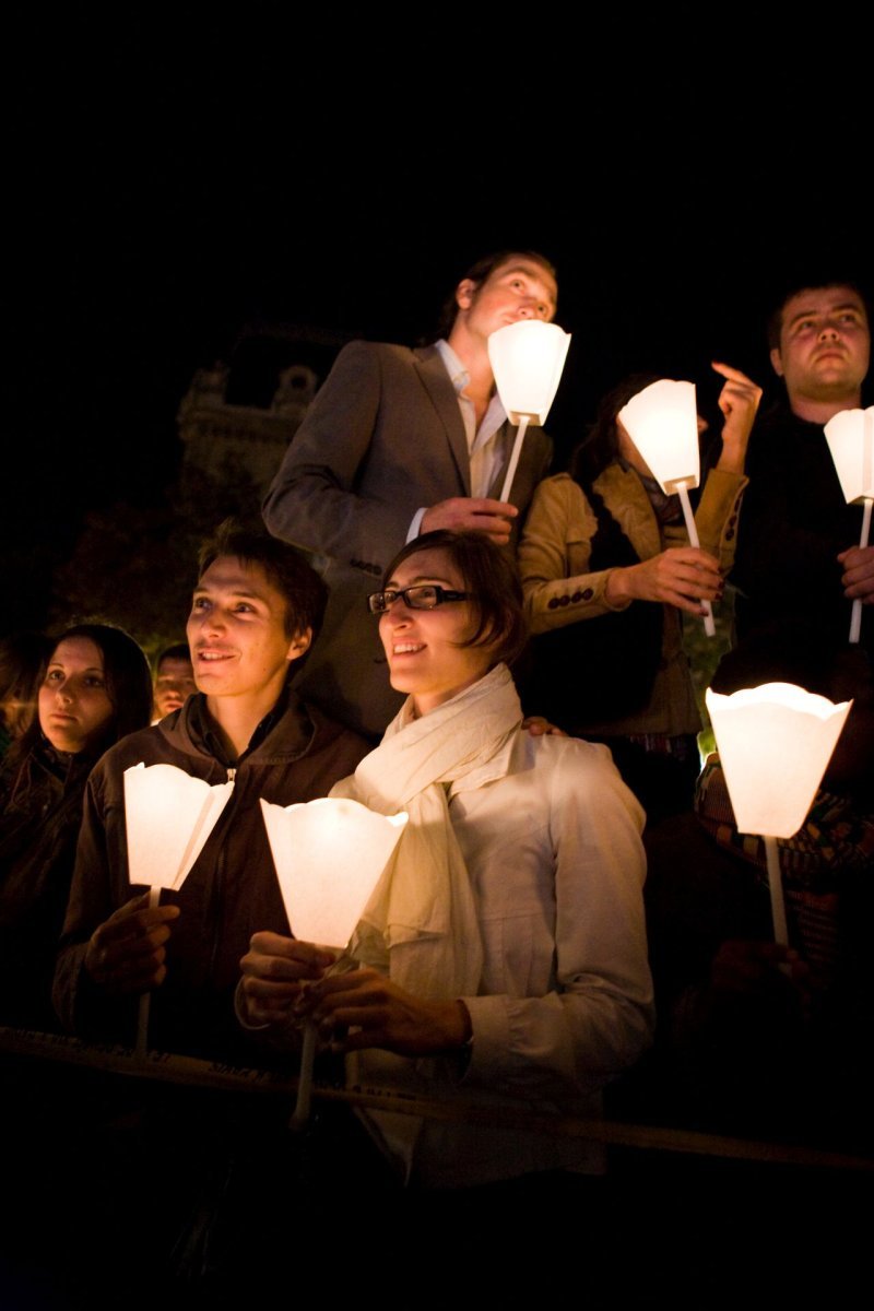 Chemin de Lumière à minuit. © Virginia Castro / Ciric – Reproduction interdite.