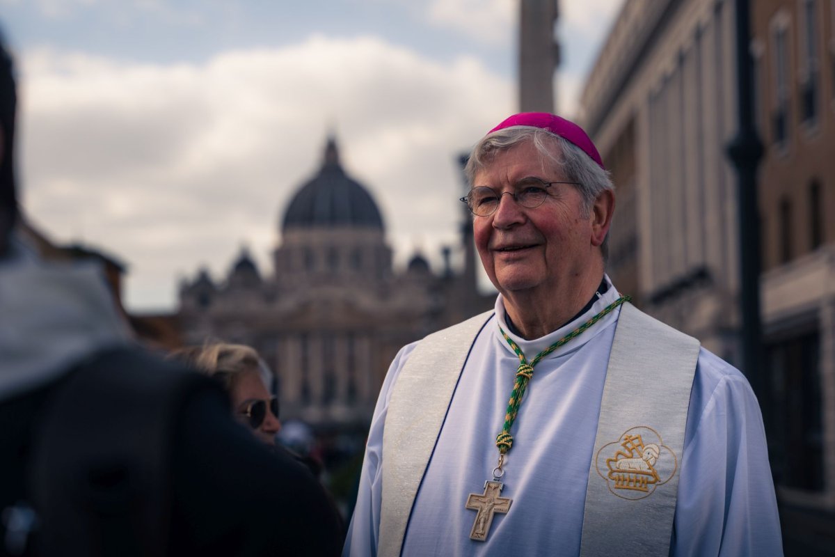 Pèlerinage jubilaire à Rome - 27 février. Basilique Saint-Pierre. © Liam Hoarau / Diocèse de Paris.