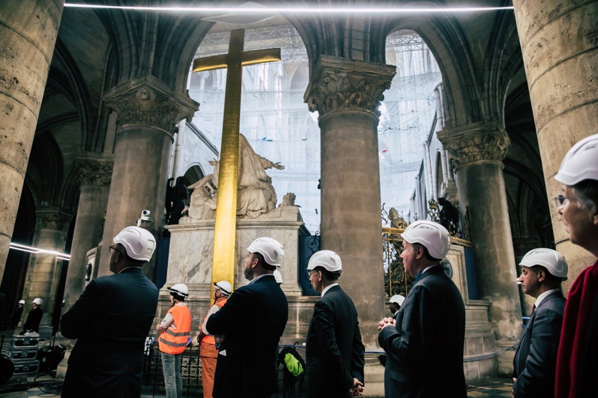 Messe de la Dédicace de la cathédrale Notre-Dame de Paris. © Guillaume Poli / CIRIC.