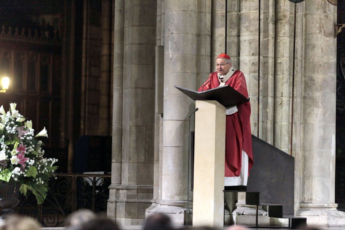 Homélie du cardinal André Vingt-Trois. © Yannick Boschat / Diocèse de Paris.
