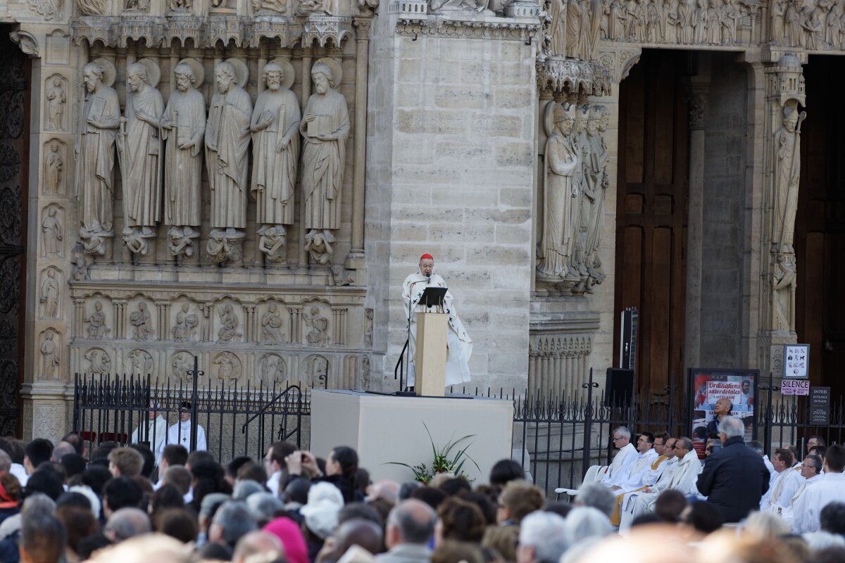 Homélie du cardinal André Vingt-Trois. © Yannick Boschat / Diocèse de Paris.