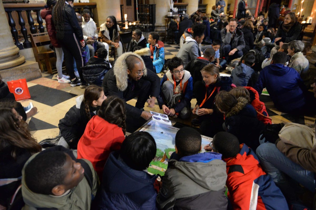 Rassemblement des sixièmes 2019. © Marie Christine Bertin / Diocèse de Paris.
