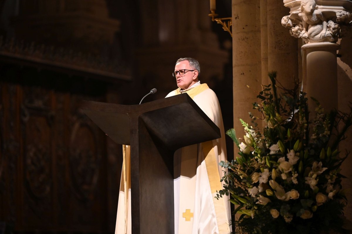 Veillée de l'espérance à Notre-Dame de Paris. © Marie-Christine Bertin / Diocèse de Paris.