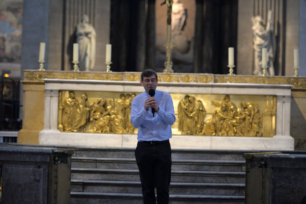 Rassemblement de réception des contributions synodales. © Marie-Christine Bertin / Diocèse de Paris.