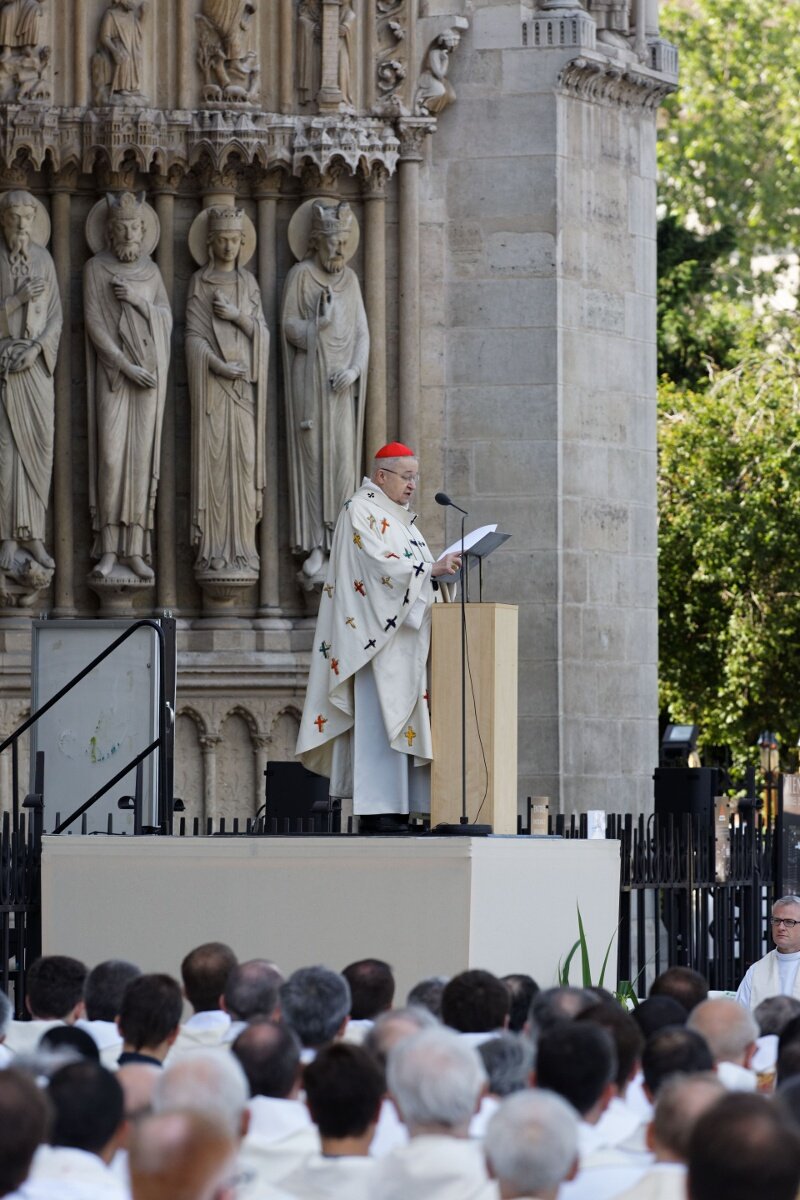 Homélie du cardinal André Vingt-Trois. © Yannick Boschat / Diocèse de Paris.
