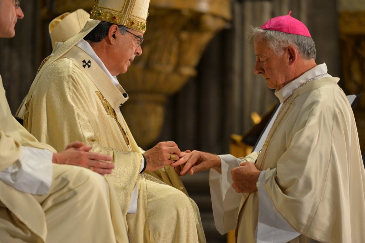 Ordination épiscopale de Mgr Philippe Marsset. © Marie-Christine Bertin / Diocèse de Paris.