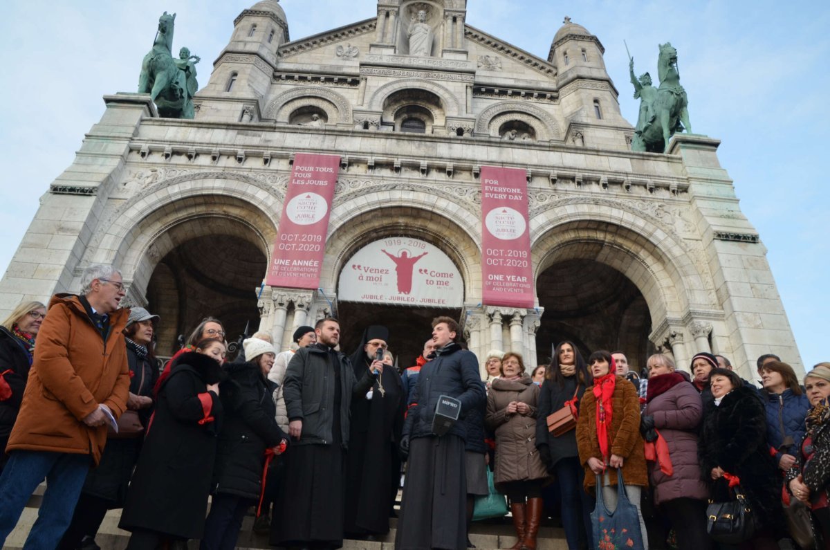 Montée jubilaire des chrétiens d'Orient. © Michel Pourny / Diocèse de Paris.