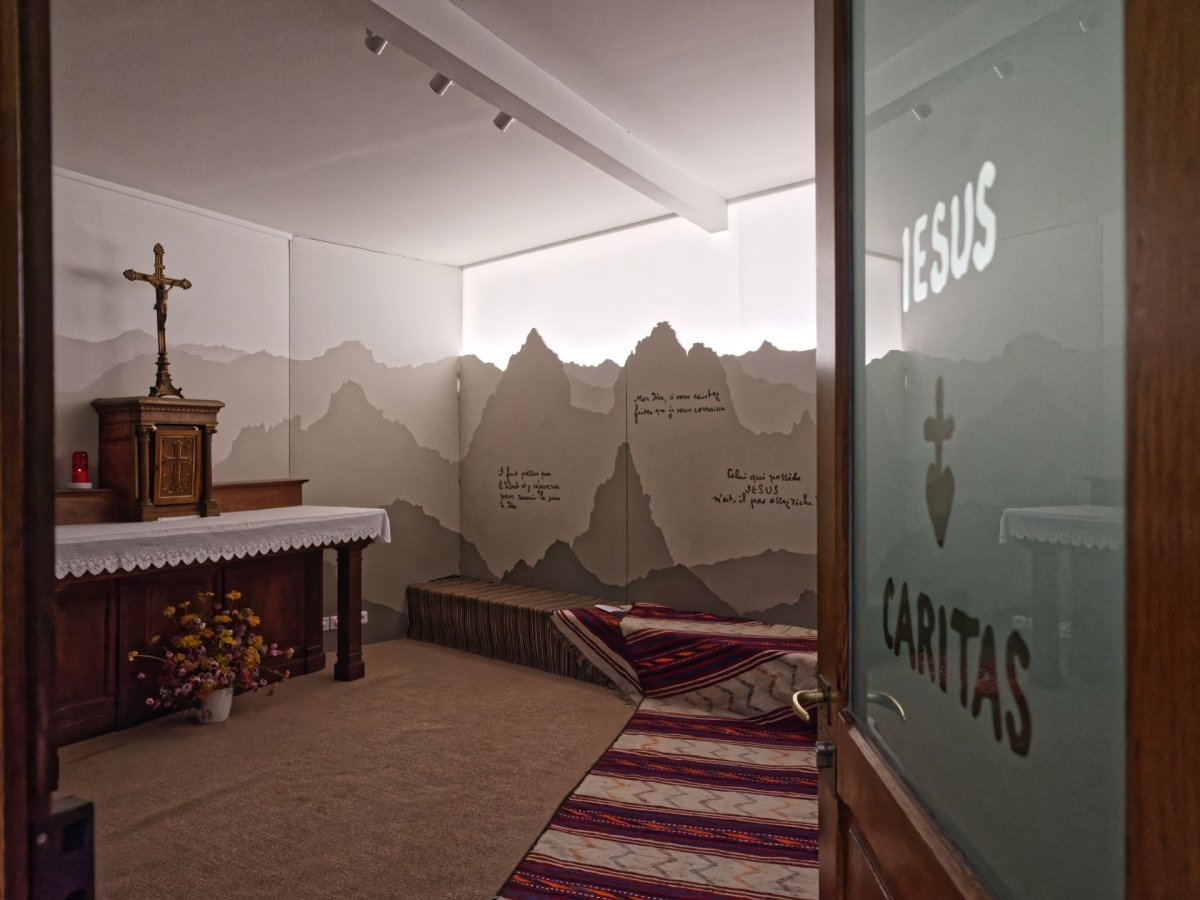Espace Charles de Foucauld. © Yannick Boschat / Diocèse de Paris.