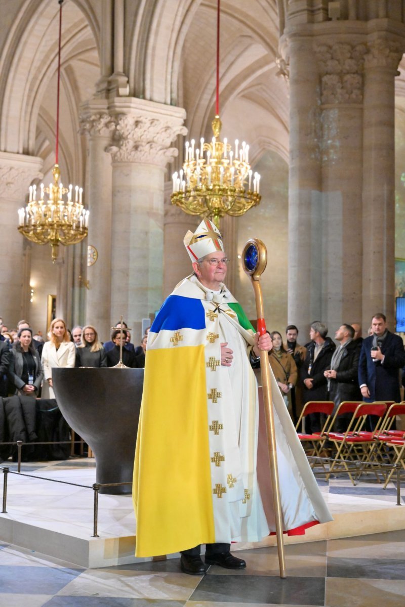 Office de réouverture de Notre-Dame de Paris. © Julio Piatti / Notre-Dame de Paris.