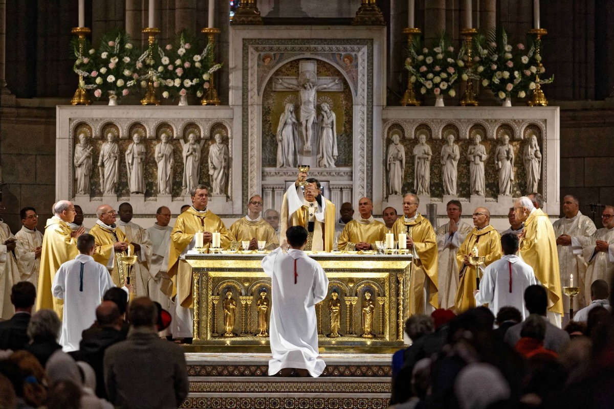 Messe d'ouverture du Jubilé du Sacré-Cœur de Montmartre. © Yannick Boschat / Diocèse de Paris.