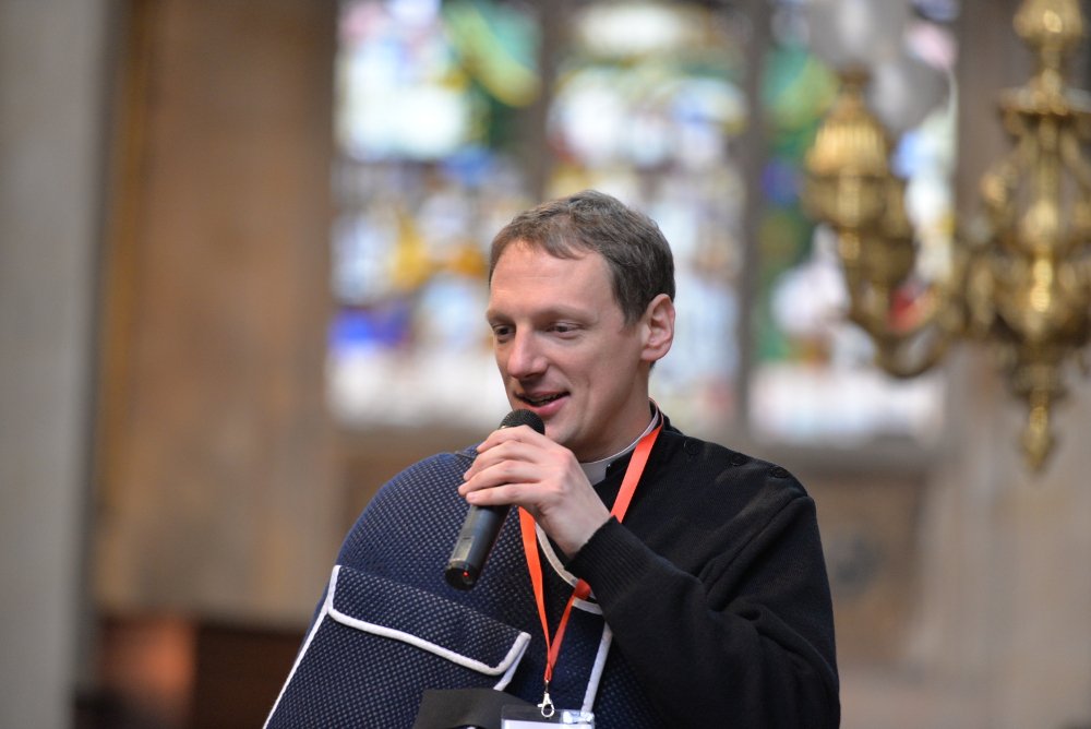 Rassemblement des sixièmes 2017 - Saint-Etienne-du-Mont 9. © Marie-Christine Bertin/Diocèse de Paris.