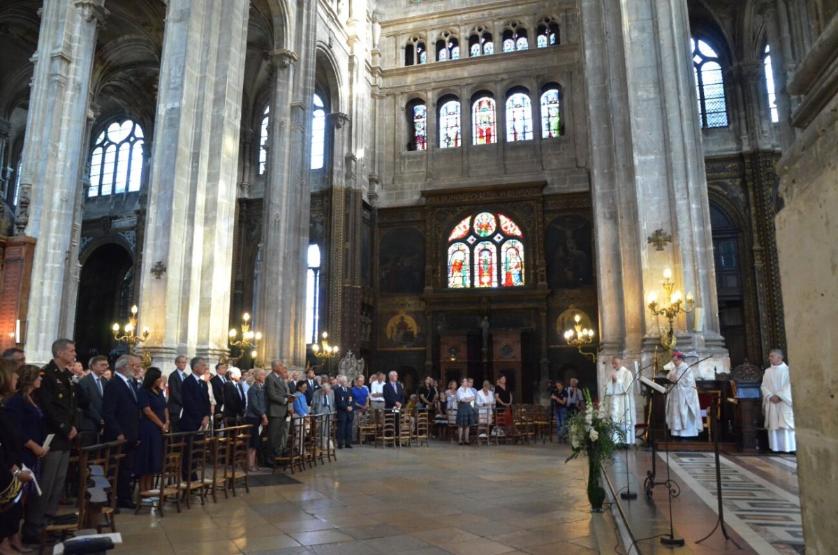 Messe pour l'anniversaire de la Libération de Paris 2019. © Michel Pourny / Diocèse de Paris.