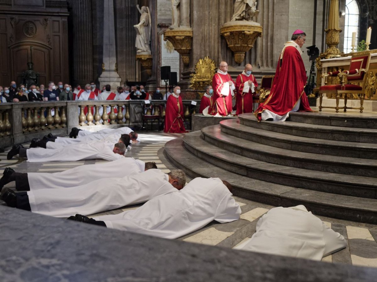 Ordinations des diacres permanents 2021. © Yannick Boschat / Diocèse de Paris.