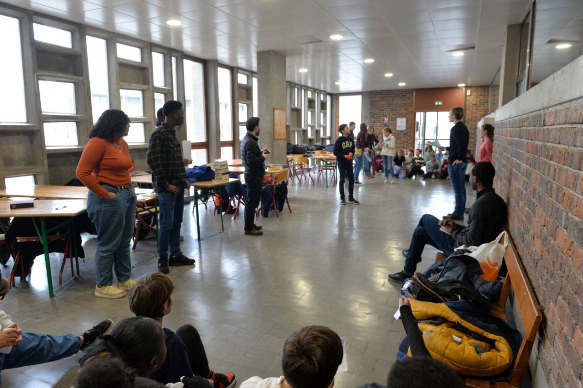 Rassemblement des sixièmes en 2022. © Marie-Christine Bertin / Diocèse de Paris.