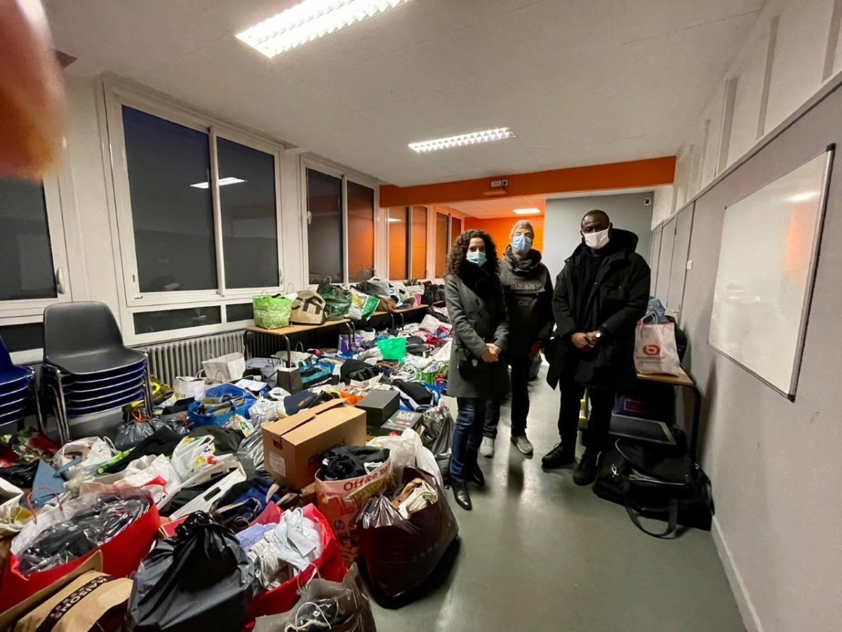 Collecte de vêtements pour hommes - janvier 2021. 