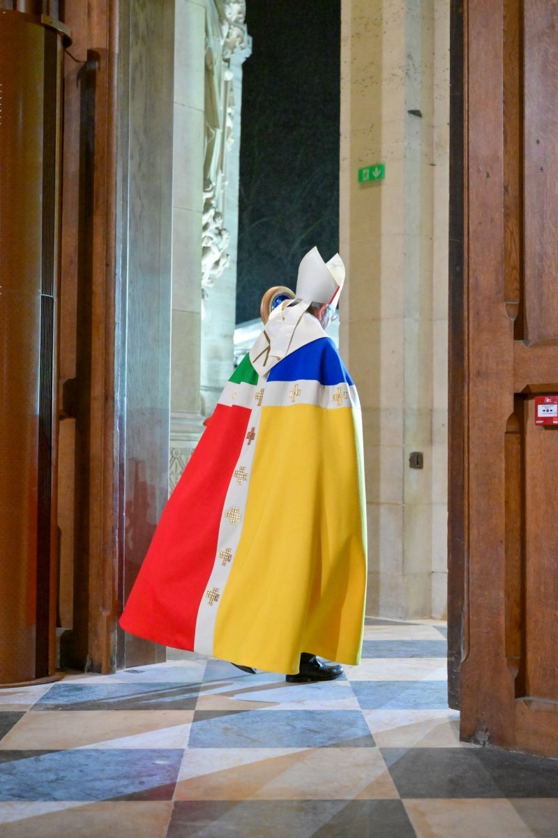 Office de réouverture de Notre-Dame de Paris. © Julio Piatti / Notre-Dame de Paris.