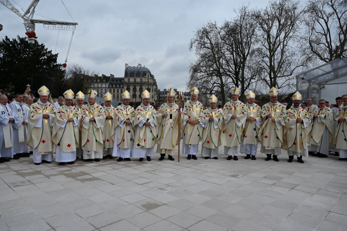 Messe en présence des prêtres et diacres de Paris. © Marie-Christine Bertin / Diocèse de Paris.
