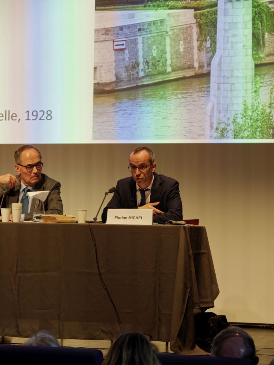 Colloque historique sur Geneviève. 5 novembre 2021, au Collège des Bernardins. © Yannick Boschat / Diocèse de Paris.