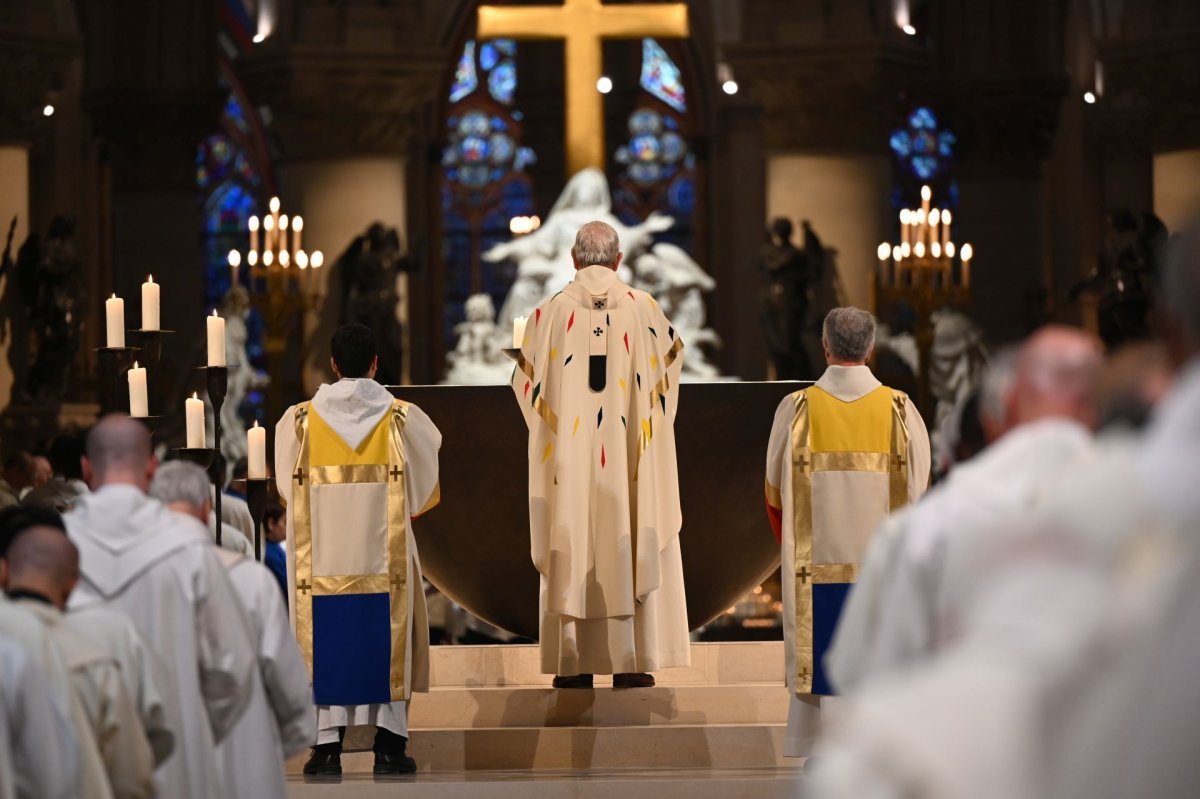 Messe chrismale 2025. © Marie-Christine Bertin / Diocèse de Paris.