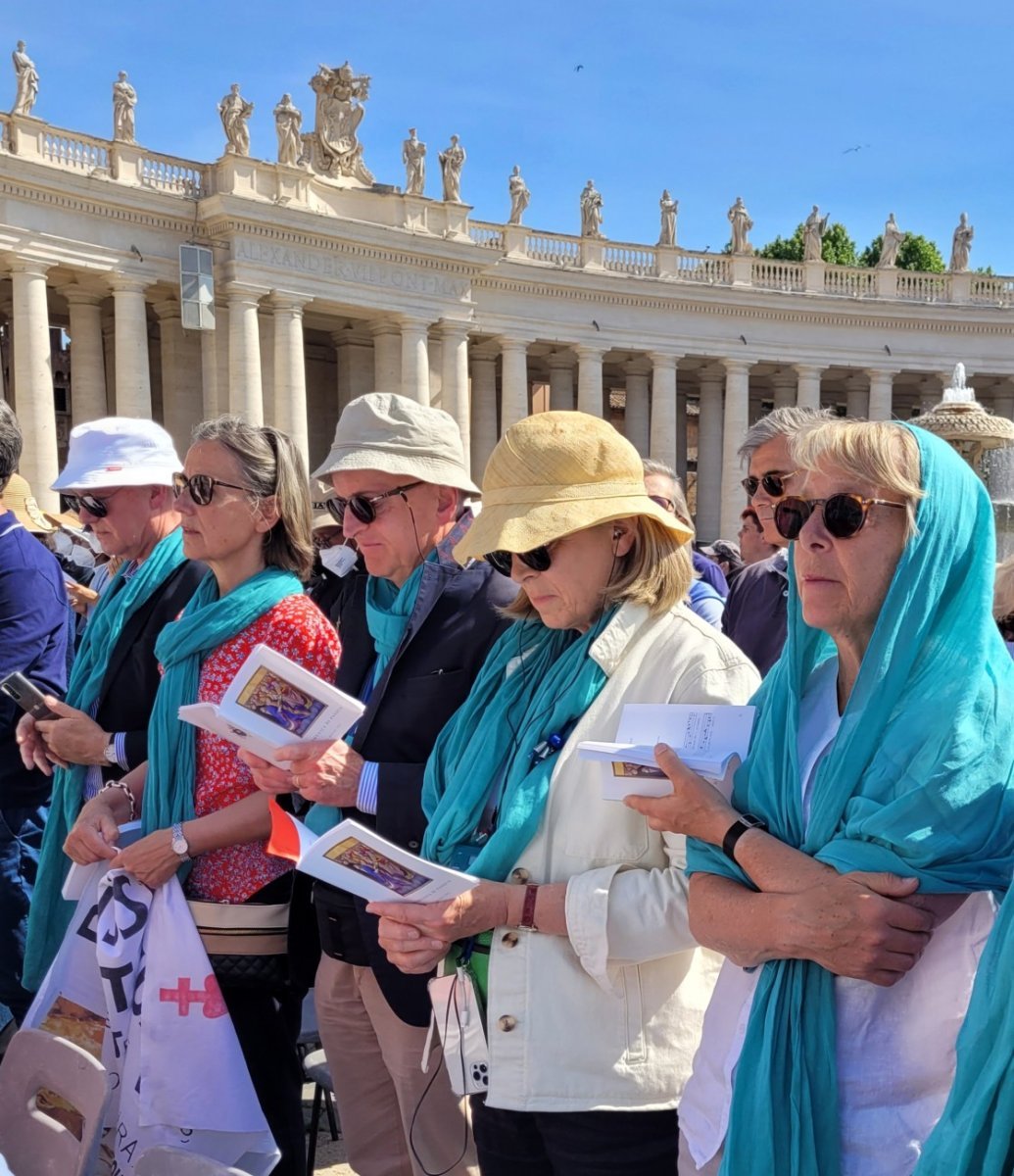 Pèlerinage diocésain à Rome pour la canonisation de Charles de Foucauld. © Charlotte Reynaud / Diocèse de Paris.