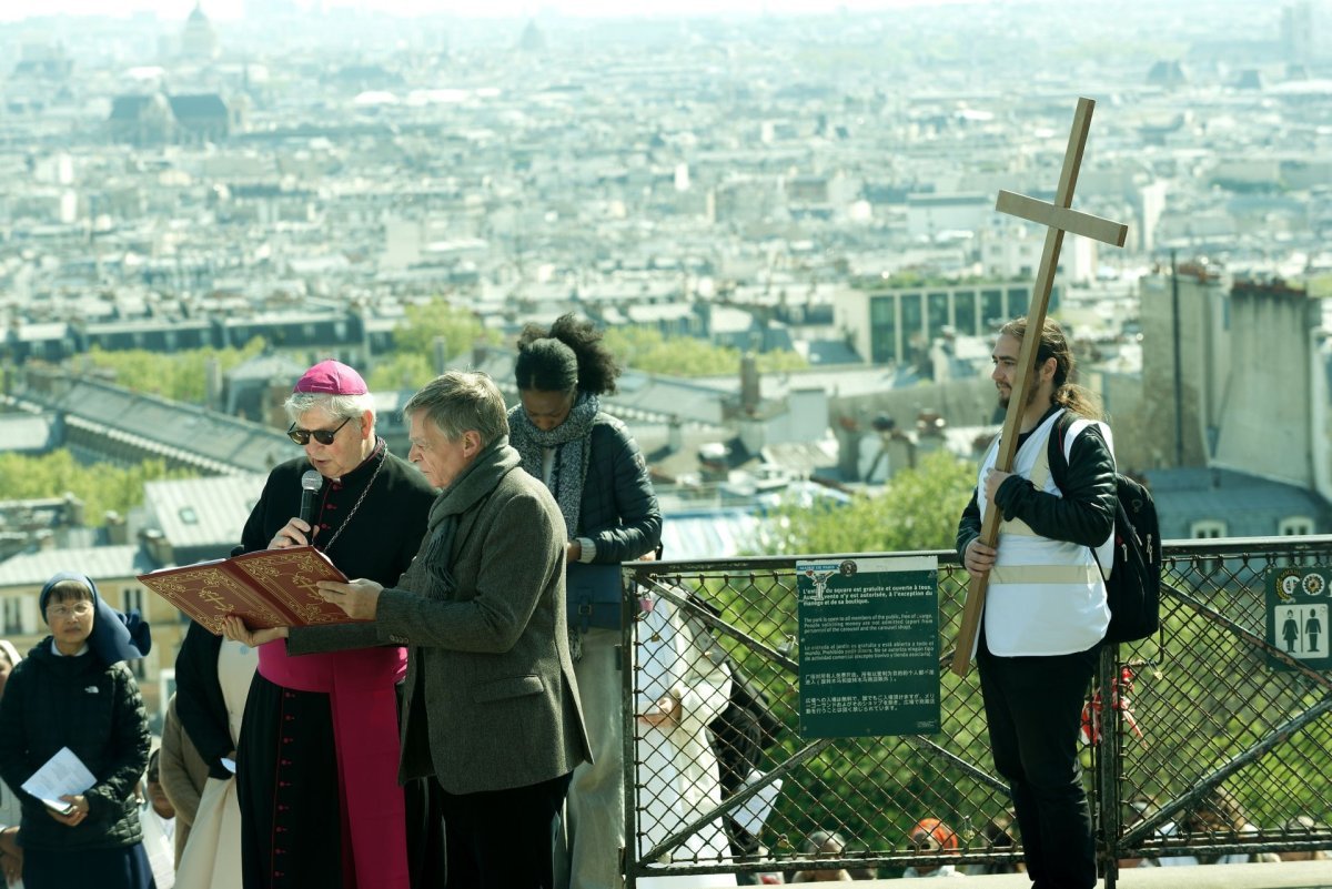 Chemin de croix de Montmartre 2025. © Trung Hieu Do / Diocèse de Paris.
