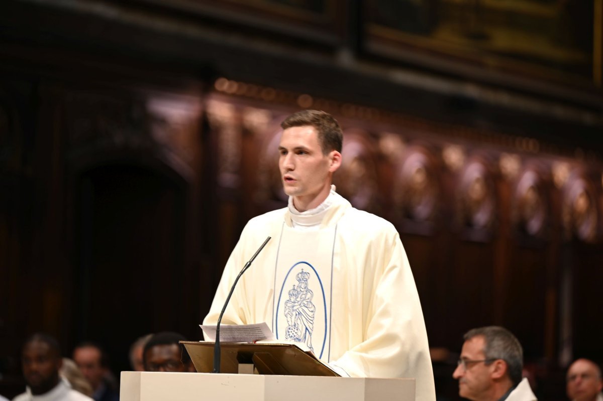 Messe des nouveaux prêtres à Notre-Dame des Victoires. © Marie-Christine Bertin / Diocèse de Paris.