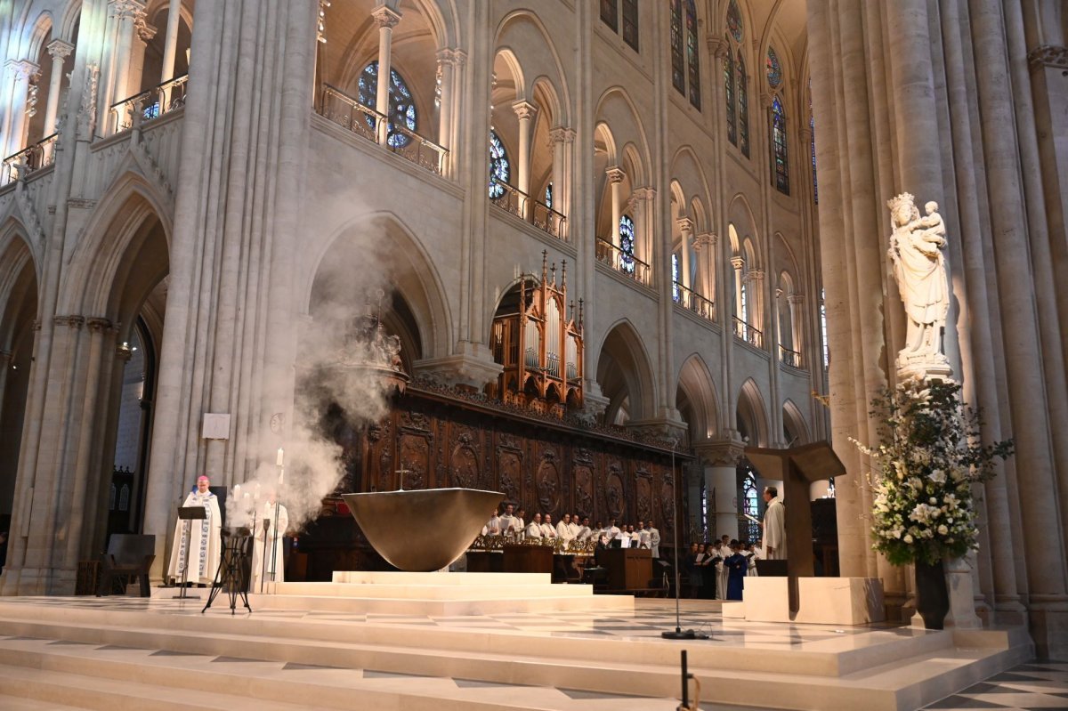 Messe pour l'anniversaire de la Faculté Notre-Dame, du Séminaire de (…). Célébration des vêpres. © Marie-Christine Bertin / Diocèse de Paris.
