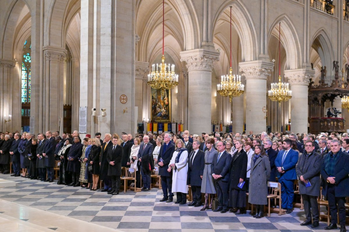 Office de réouverture de Notre-Dame de Paris. © Julio Piatti / Notre-Dame de Paris.
