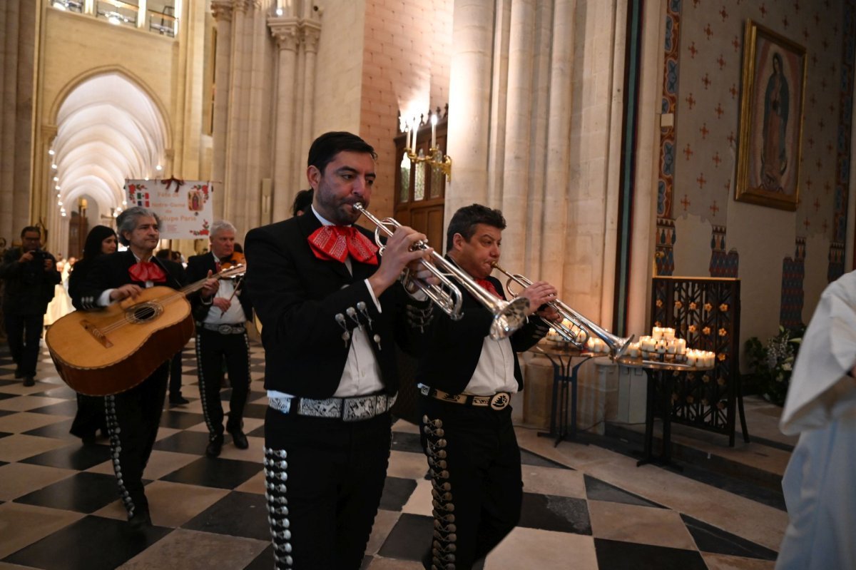Fête de Notre Dame de Guadalupe 2024. © Marie-Christine Bertin / Diocèse de Paris.