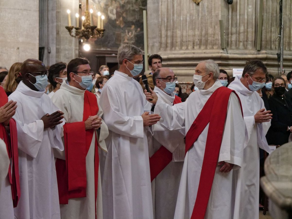 Ordinations des diacres permanents 2021. © Yannick Boschat / Diocèse de Paris.